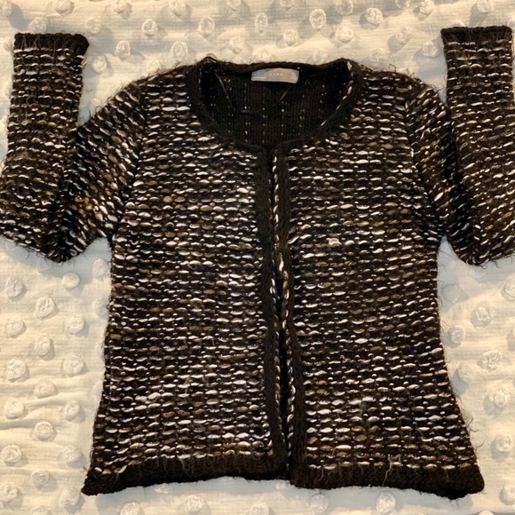 Chanel-esque Zara Knit Cardigan - Picture 4 of 7
